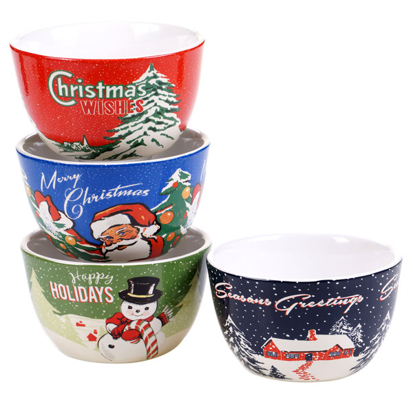 Safdie & Co. Inc. Christmas Dining Bowls You'll Love in 2022 Wayfair